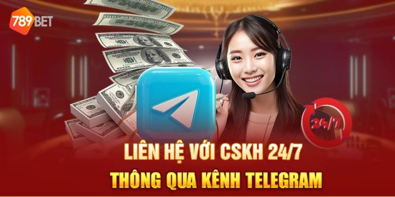 Sử dụng telegram để liên hệ 789BET khi có vấn đề cần giải quyết