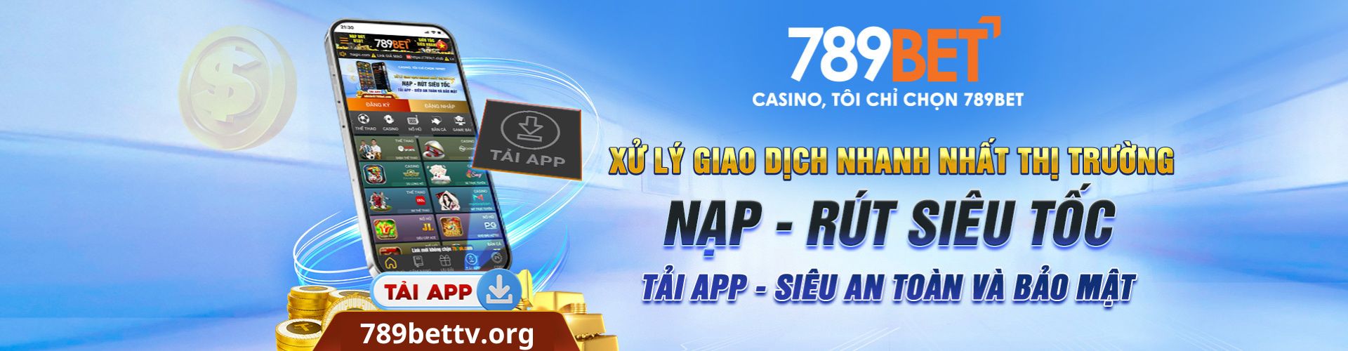 Nạp rút siêu tốc tại 789BET