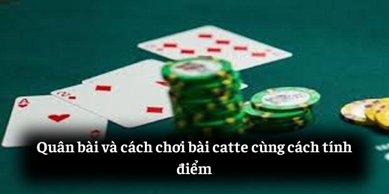 Quân bài và cách chơi bài catte cùng cách tính điểm